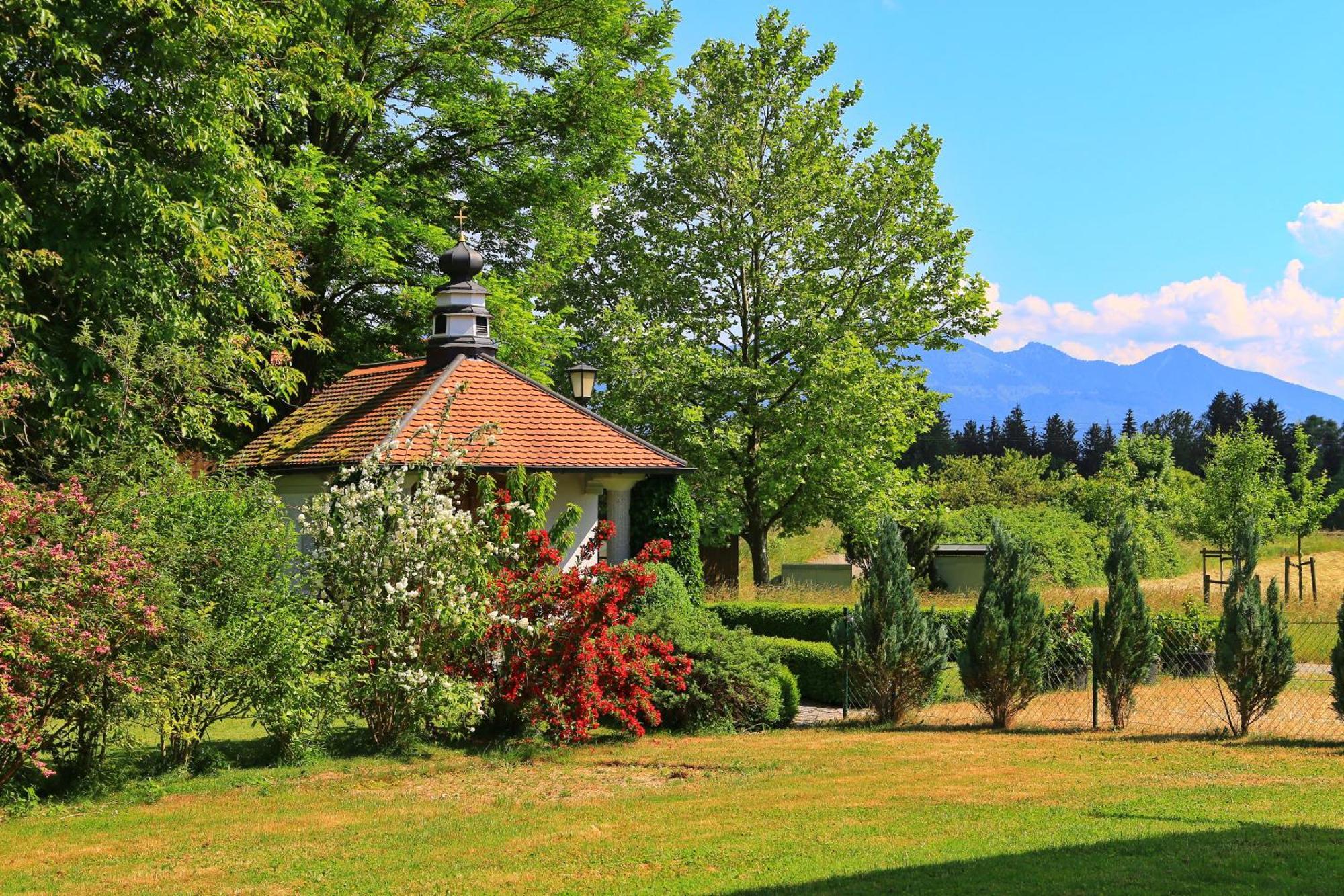 Ferienwohnungen Am Simssee Mit Alpenblick, Gutshof Alpenblick Stephanskirchen Bagian luar foto