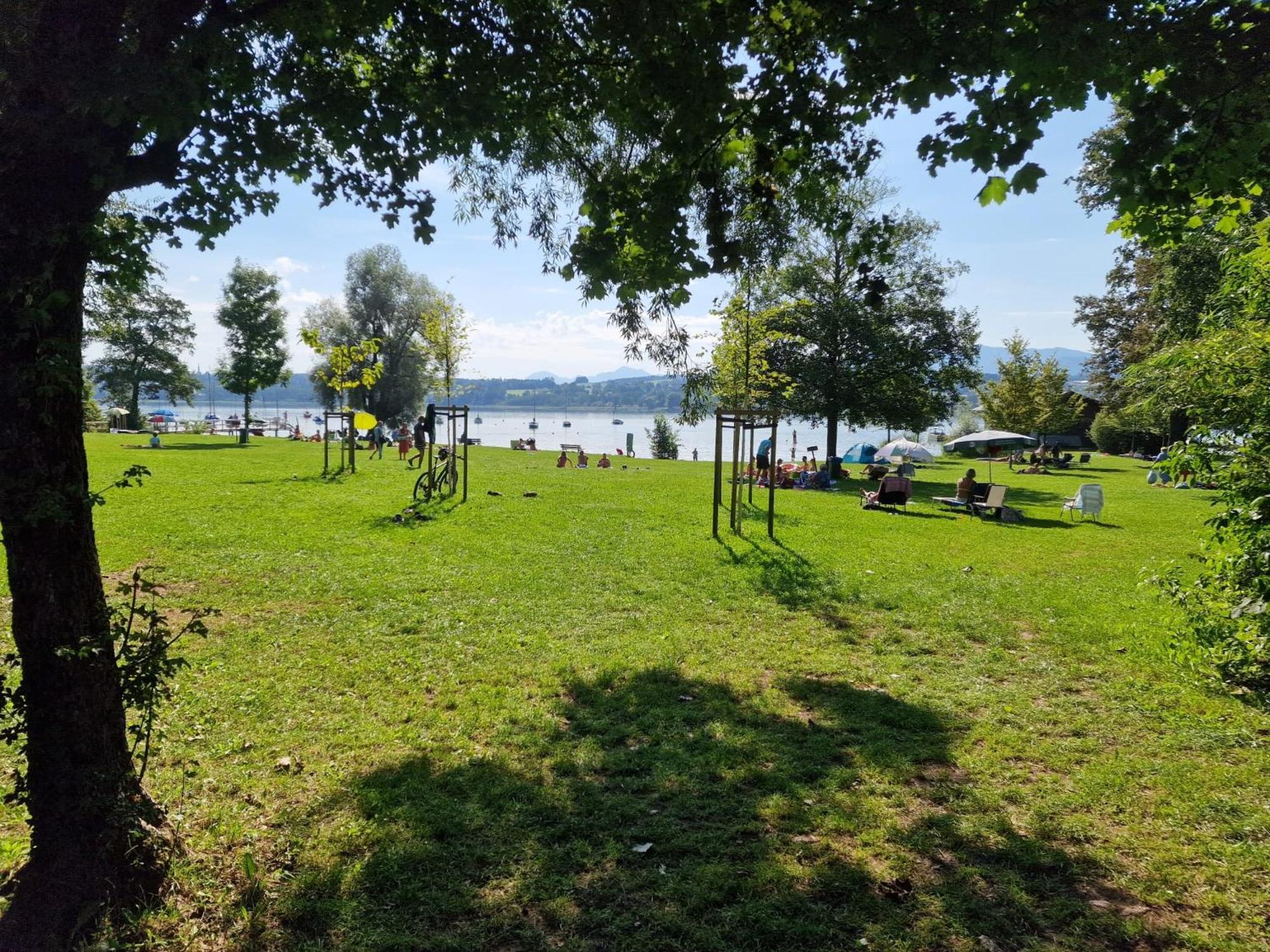 Ferienwohnungen Am Simssee Mit Alpenblick, Gutshof Alpenblick Stephanskirchen Bagian luar foto